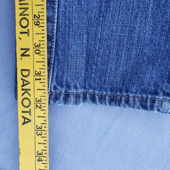 Calvin Klein Jeans men's size W33/L32 denim blue colour straight leg distressed - Picture 12 of 13
